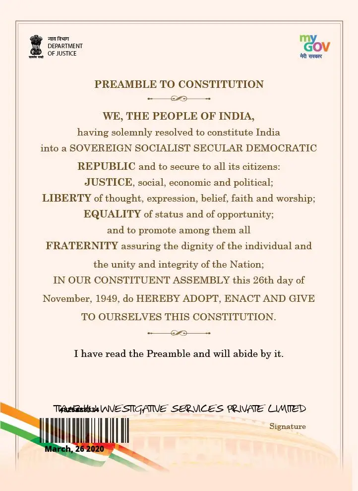 Pledge Certificate 12