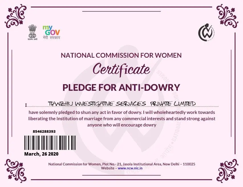 Pledge Certificate 13