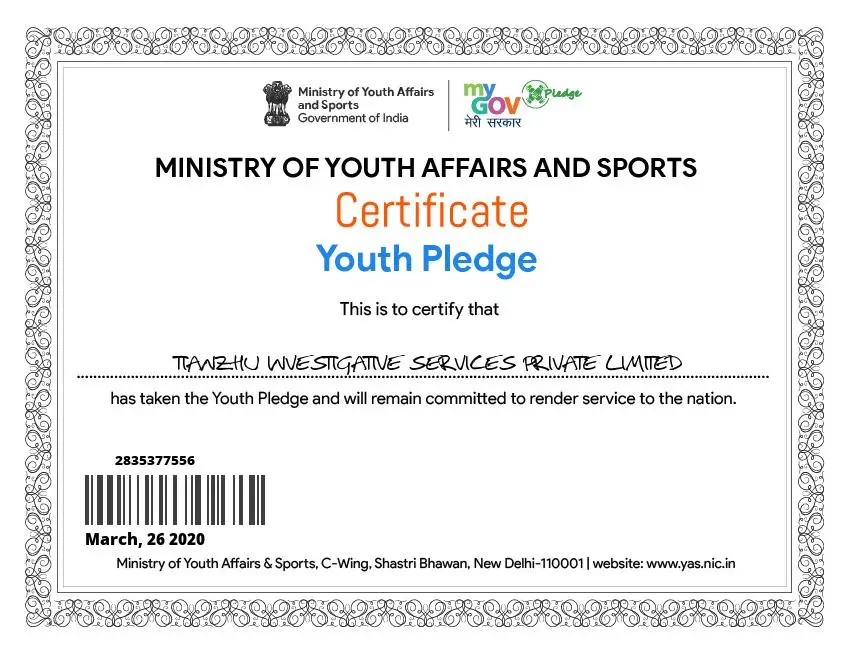 Pledge Certificate 02