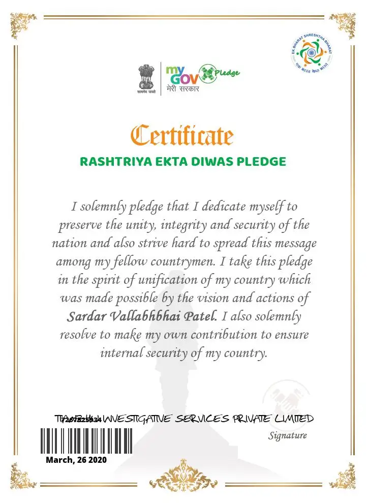Pledge Certificate 03